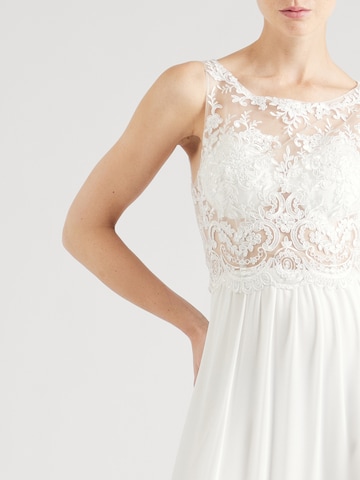 Robe de soirée Laona en blanc