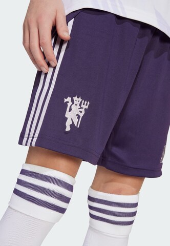 ADIDAS PERFORMANCE Regular Sportbroek 'Manchester United 25/26' in Lila