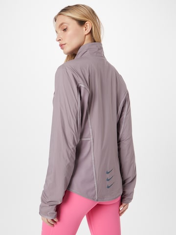 NIKE Athletic Jacket in Purple