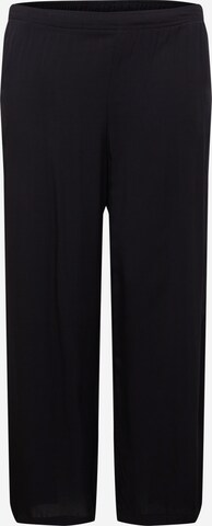 Wide Leg Pantalon 'Marrakesh' ONLY Carmakoma en noir : devant