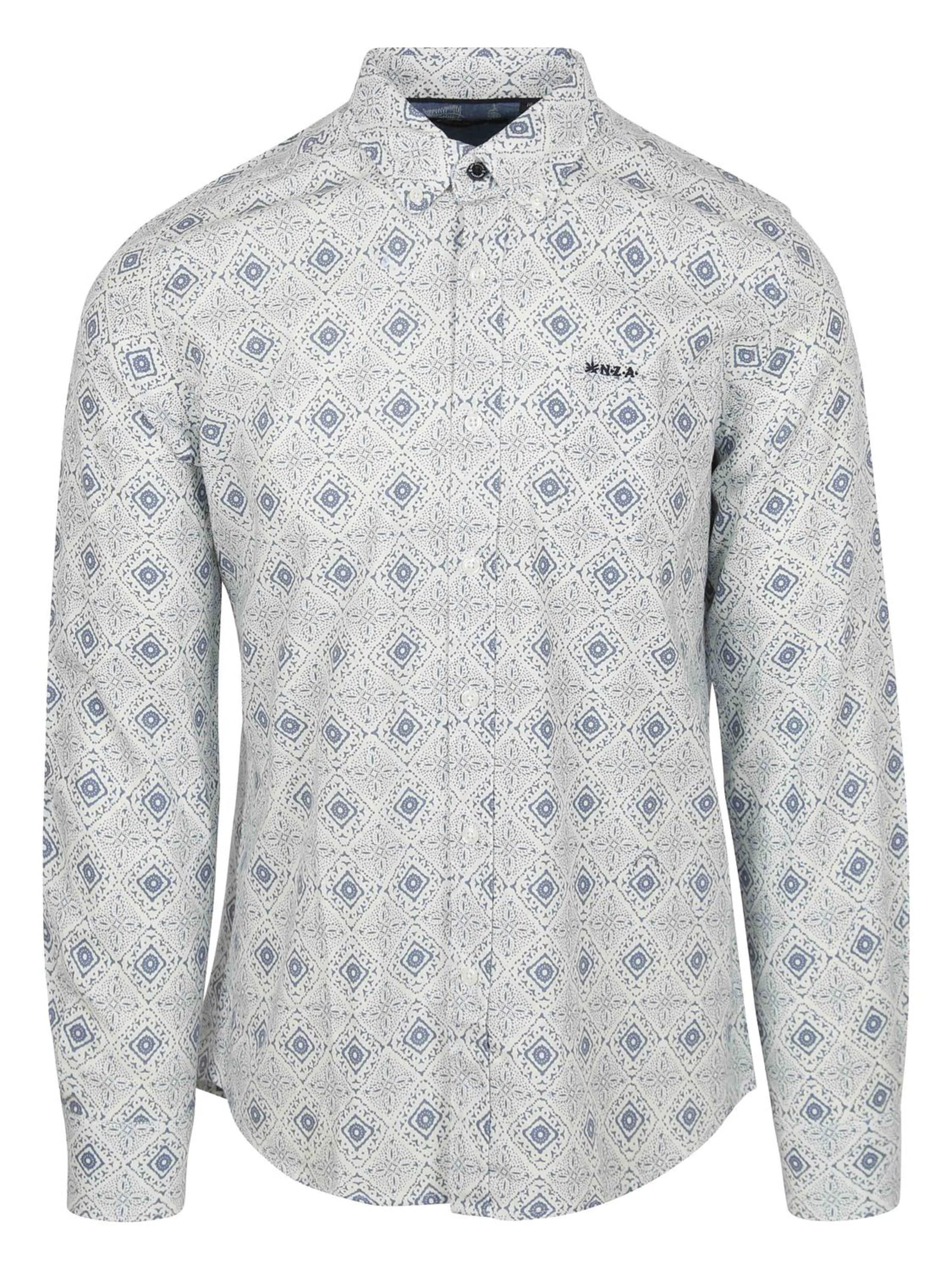 Coupe regular Chemise 'Karson' NZA New Zealand Auckland en bleu : devant