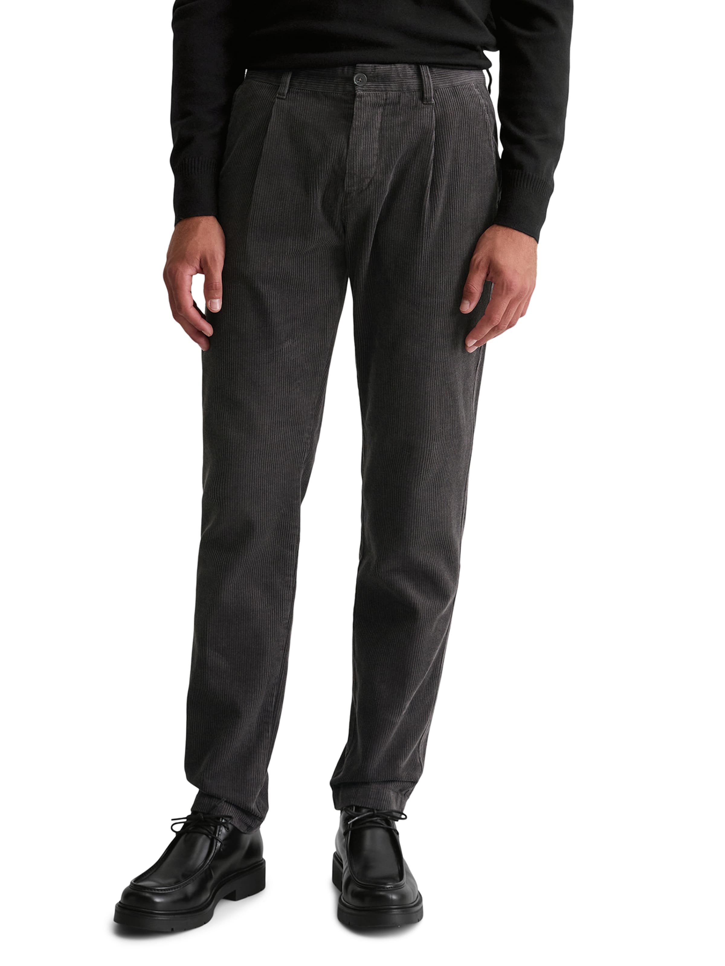 Regular Pantalon 'Osby' Marc O'Polo en gris : devant