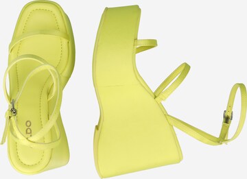 ALDO Strap Sandals 'KASIE' in Yellow