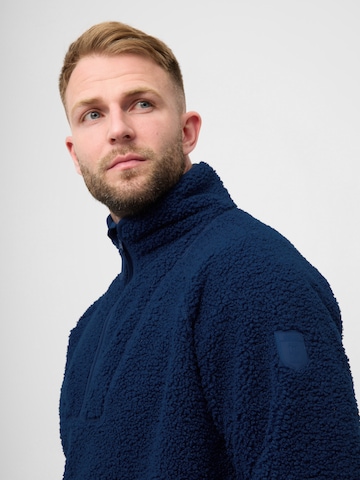 Derbe Fleecejacke 'Kuschelby' in Blau