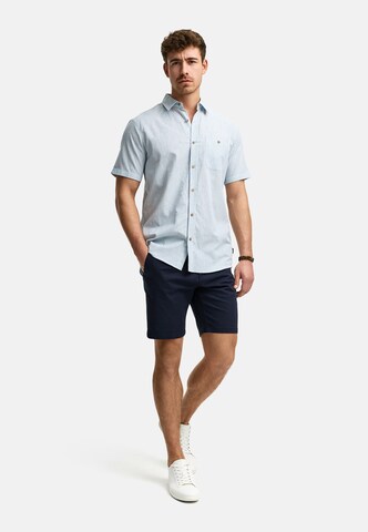 INDICODE JEANS Regular fit Overhemd 'Kiss' in Blauw