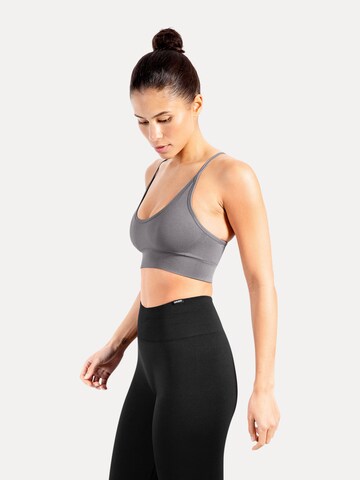 Bustier Haut de sport Smilodox en gris