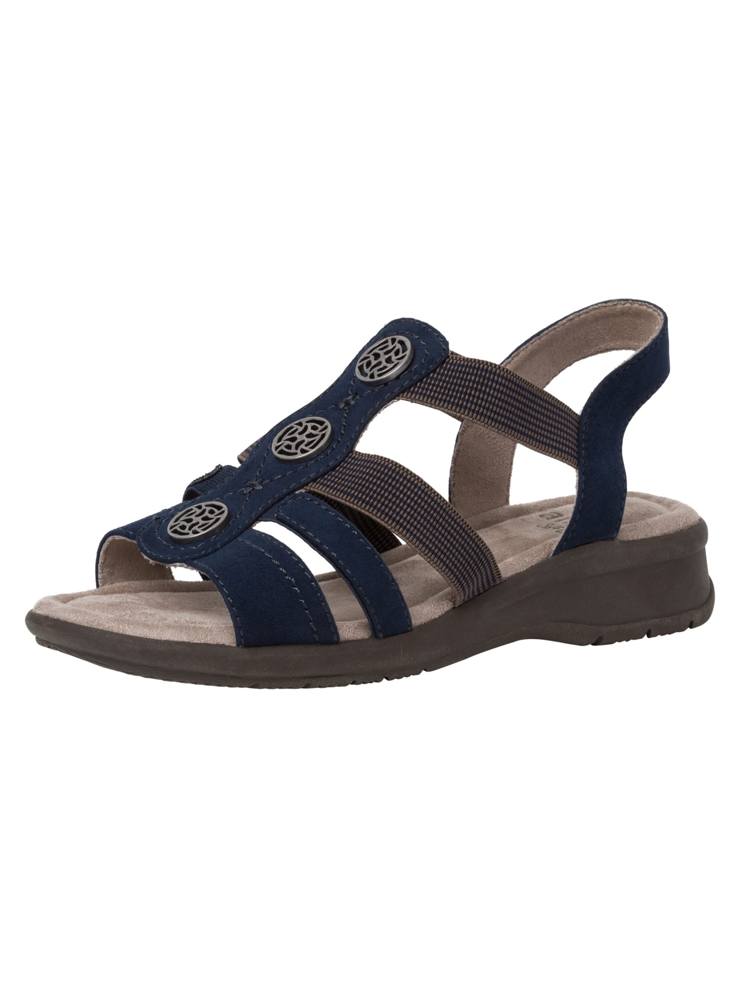 JANA Sandale in Blau: Vorderseite