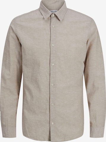 JACK & JONES Рубашка 'JJEBreeze' в Бежевый: спереди