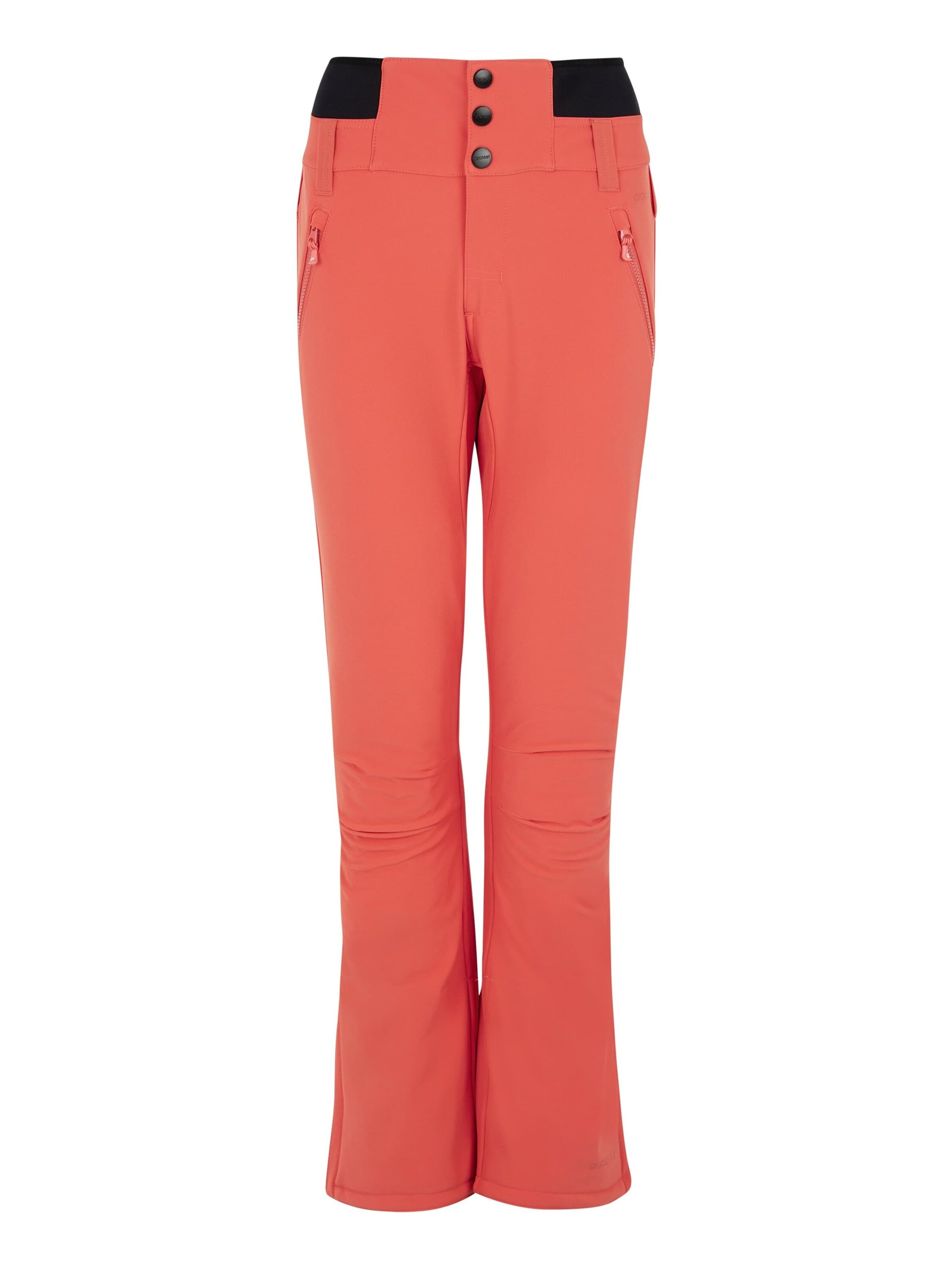 Coupe slim Pantalon de sport 'LULLABY' PROTEST en rouge : devant