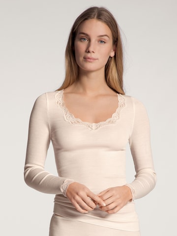 CALIDA Onderhemd 'Richesse Lace' in Wit
