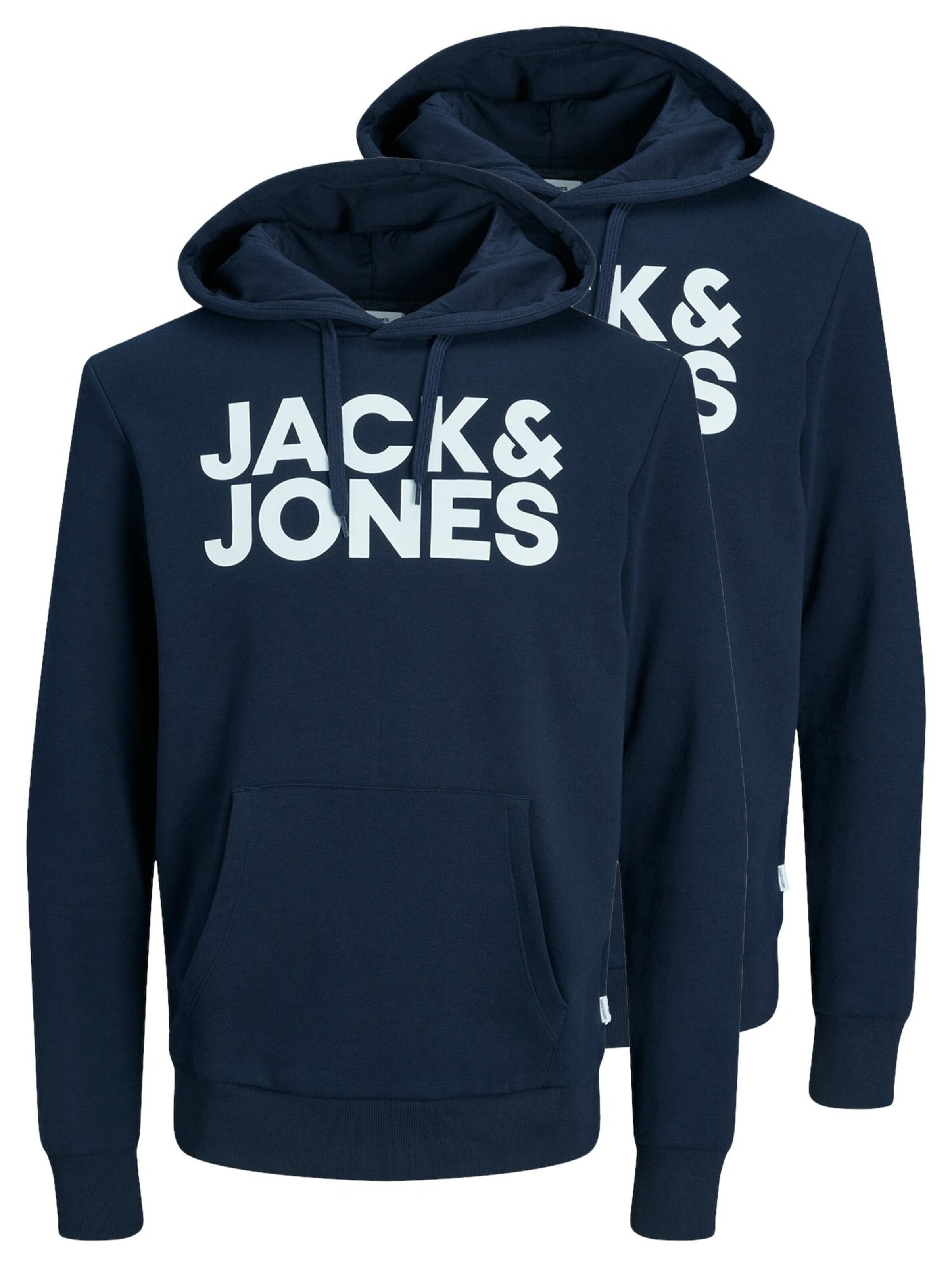 JACK & JONES Sweatshirt 'Corp'‌‌‌‌‌‌‌ in Blau: Vorderseite