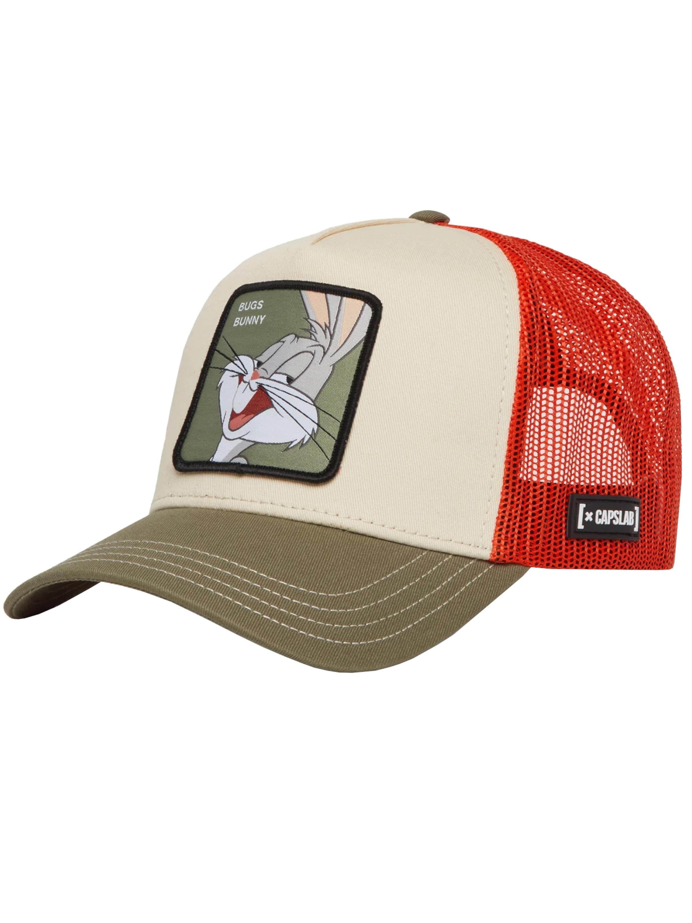 Capslab Cap 'Capslab Bugs Bunny Looney Tunes' in Beige: front