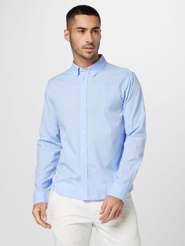 Les Deux Regular fit Button Up Shirt in Blue: front