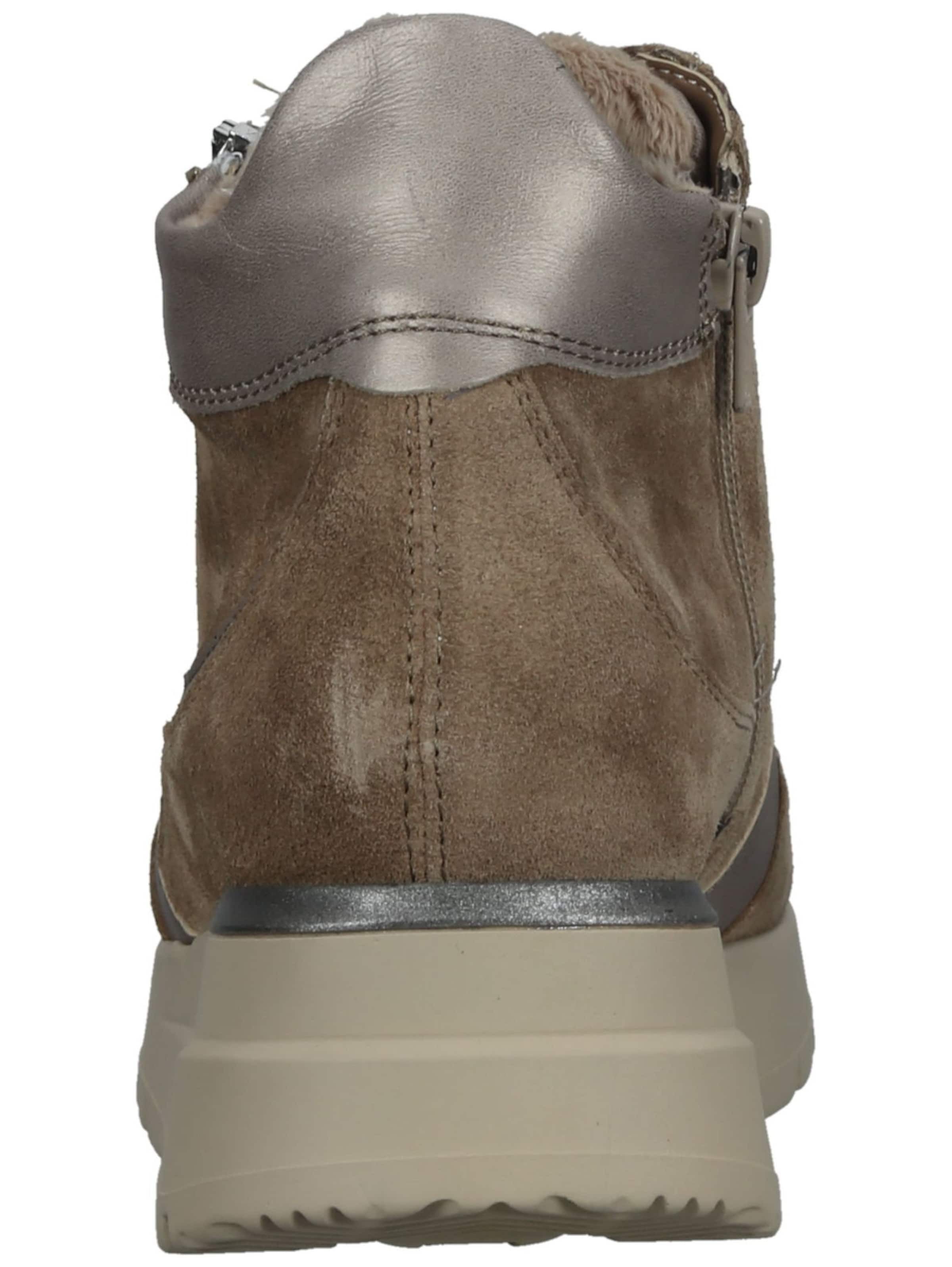 WALDLÄUFER Schnürstiefelette in Beige