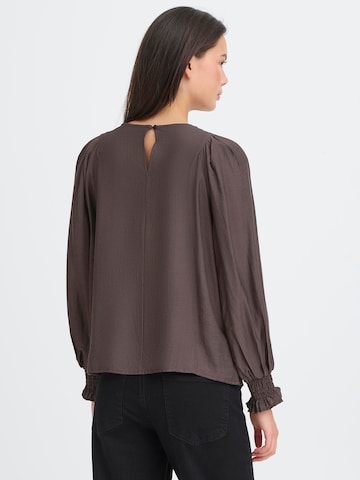 ICHI Blouse 'IHWILMA' in Brown