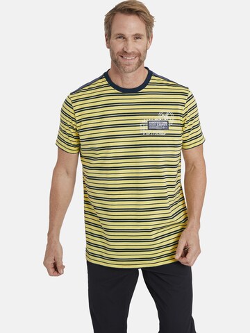 T-Shirt ' Linor ' Jan Vanderstorm en jaune : devant