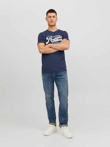 T-Shirt 'JEANS' JACK & JONES en bleu