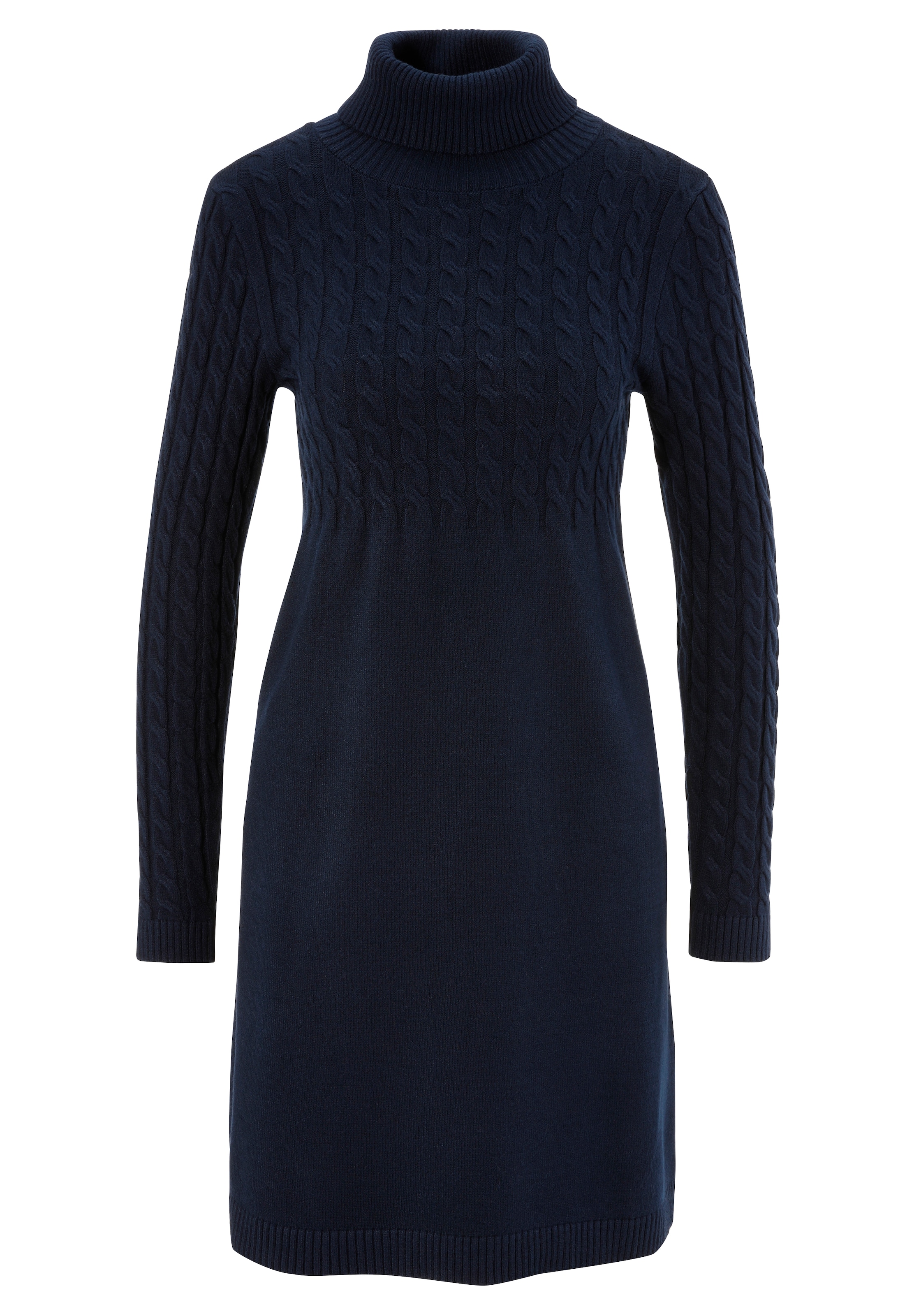 Aniston CASUAL Strickkleid in Blau: Vorderseite