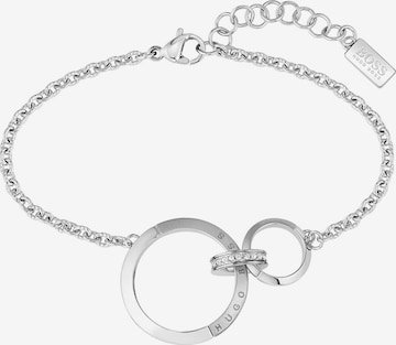 BOSS Black Bracelet in Silver: front