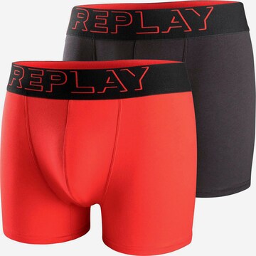 REPLAY Boxershorts in Rood: voorkant