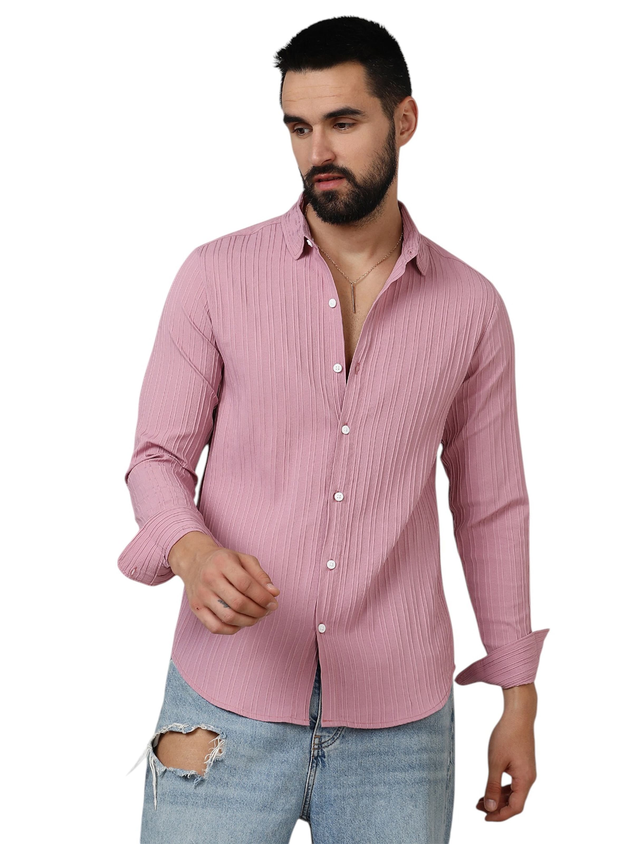 Campus Sutra Comfort Fit Skjorte 'Suzette' i pink: forside