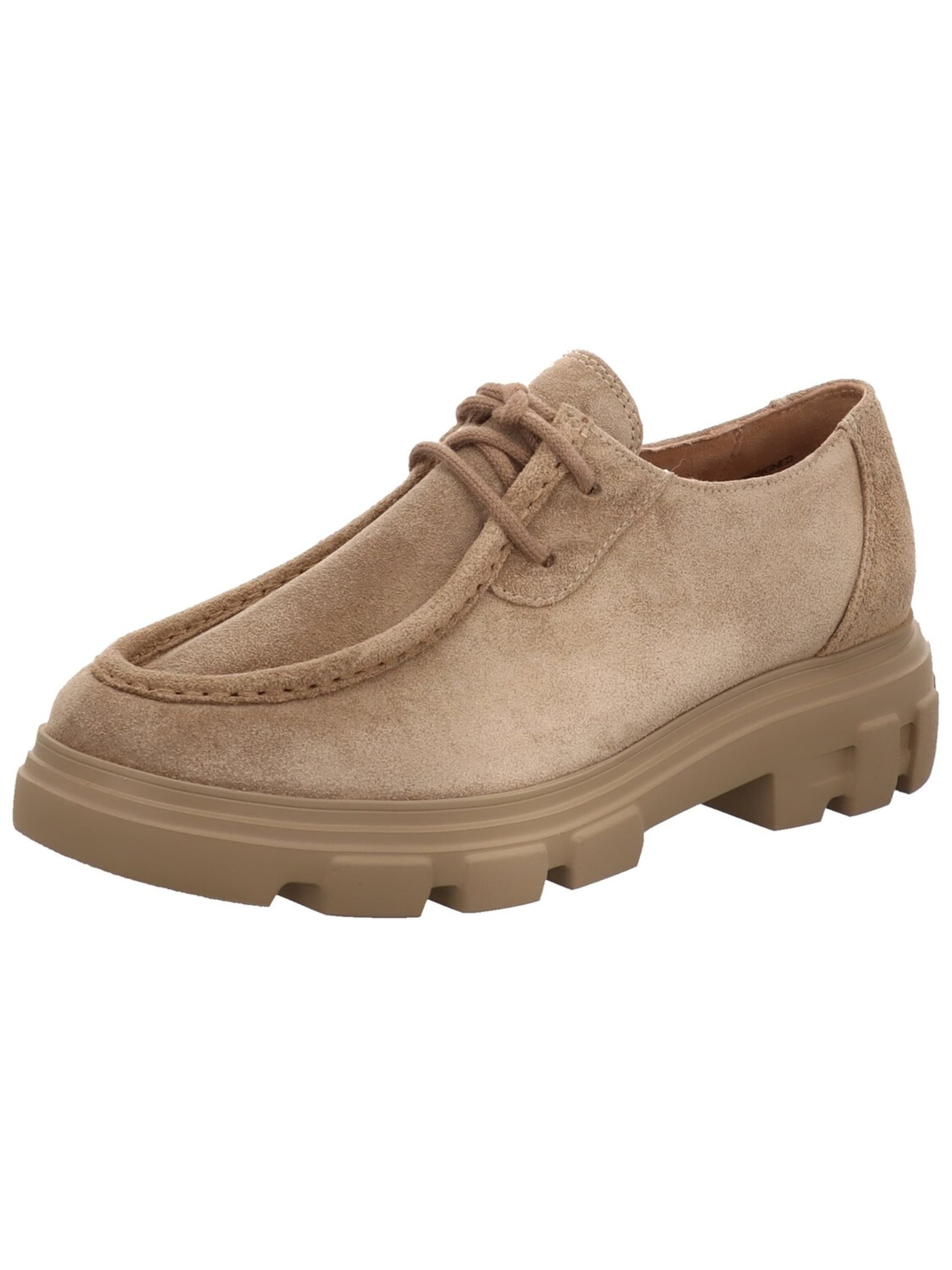 Paul Green Lace-up shoe in Beige: front