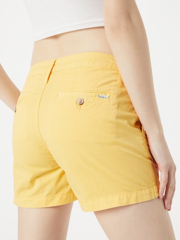 Pepe Jeans Slimfit Shorts 'BALBOA' in Gelb