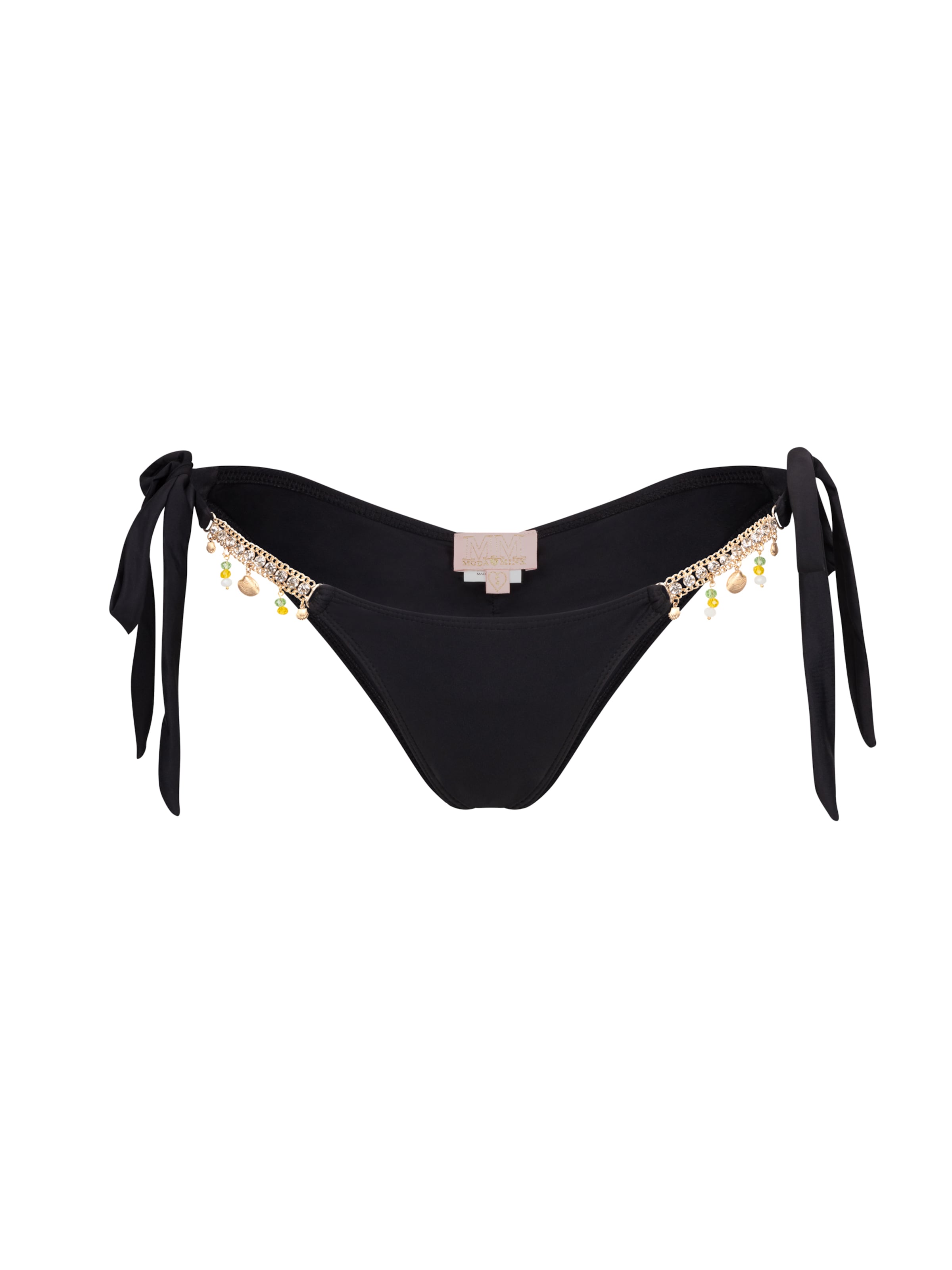 Moda Minx Bikinihose 'Seychelles' in Schwarz: Vorderseite