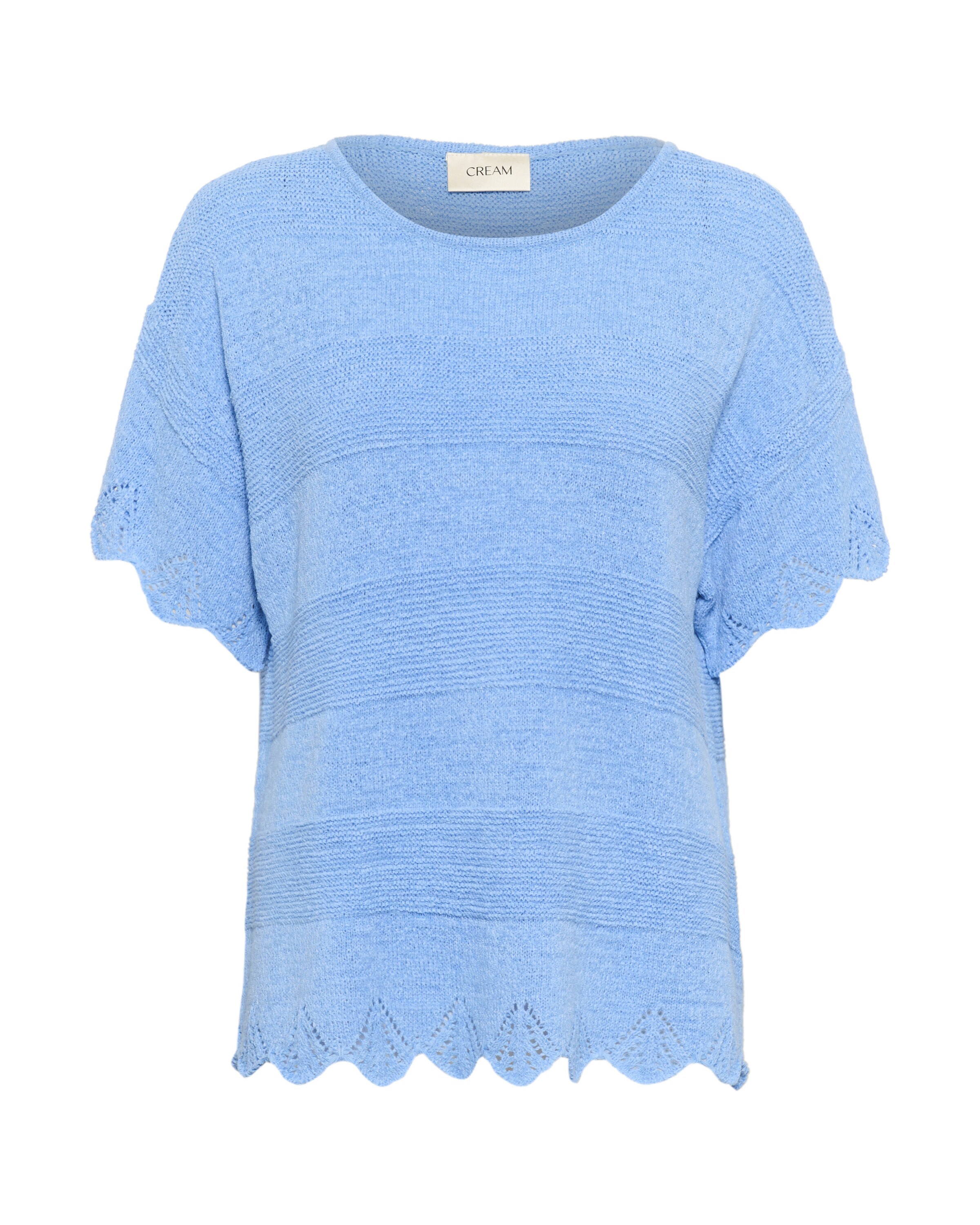 Cream Trui 'Loraine' in Blauw: voorkant