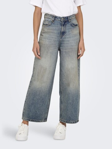 Wide Leg Jean 'LAFAYETTE' ONLY en bleu : devant