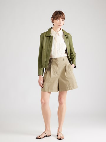 Weekend Max Mara - Ropa ancha Pantalón plisado 'ARMONIA' en verde