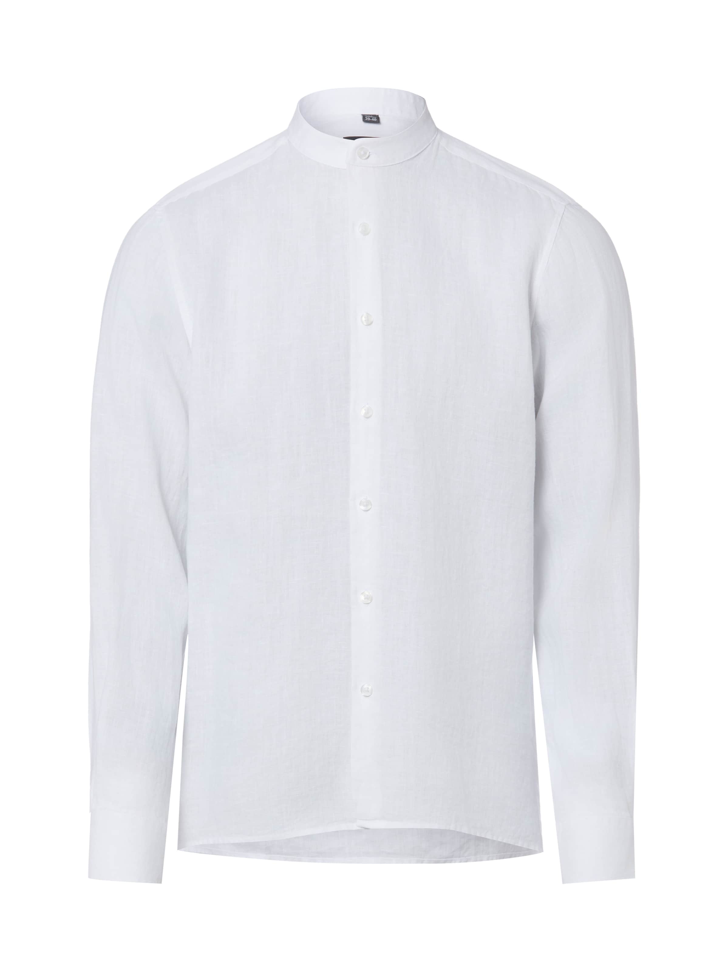 Chemise Nils Sundström en blanc : devant