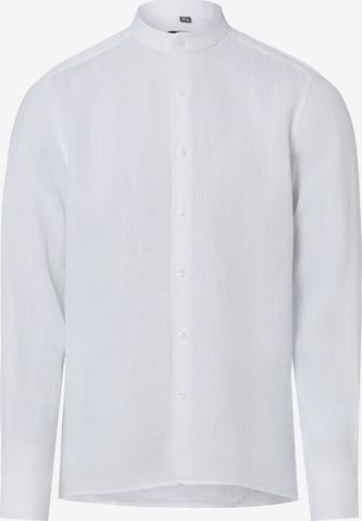 Chemise Nils Sundström en blanc : devant