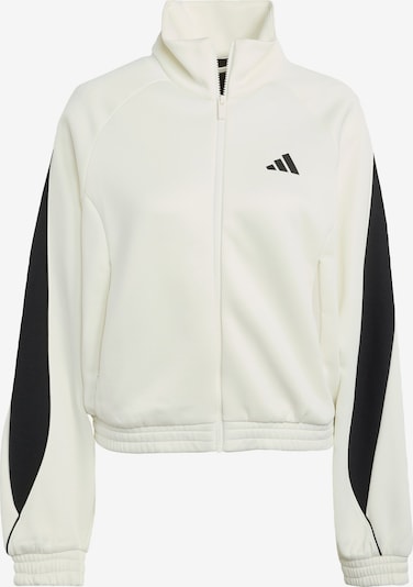 ADIDAS SPORTSWEAR Jakna za vježbanje 'Stadium' u crna / bijela, Pregled proizvoda