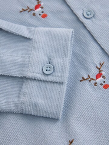 Next - Ajuste regular Camisa en azul