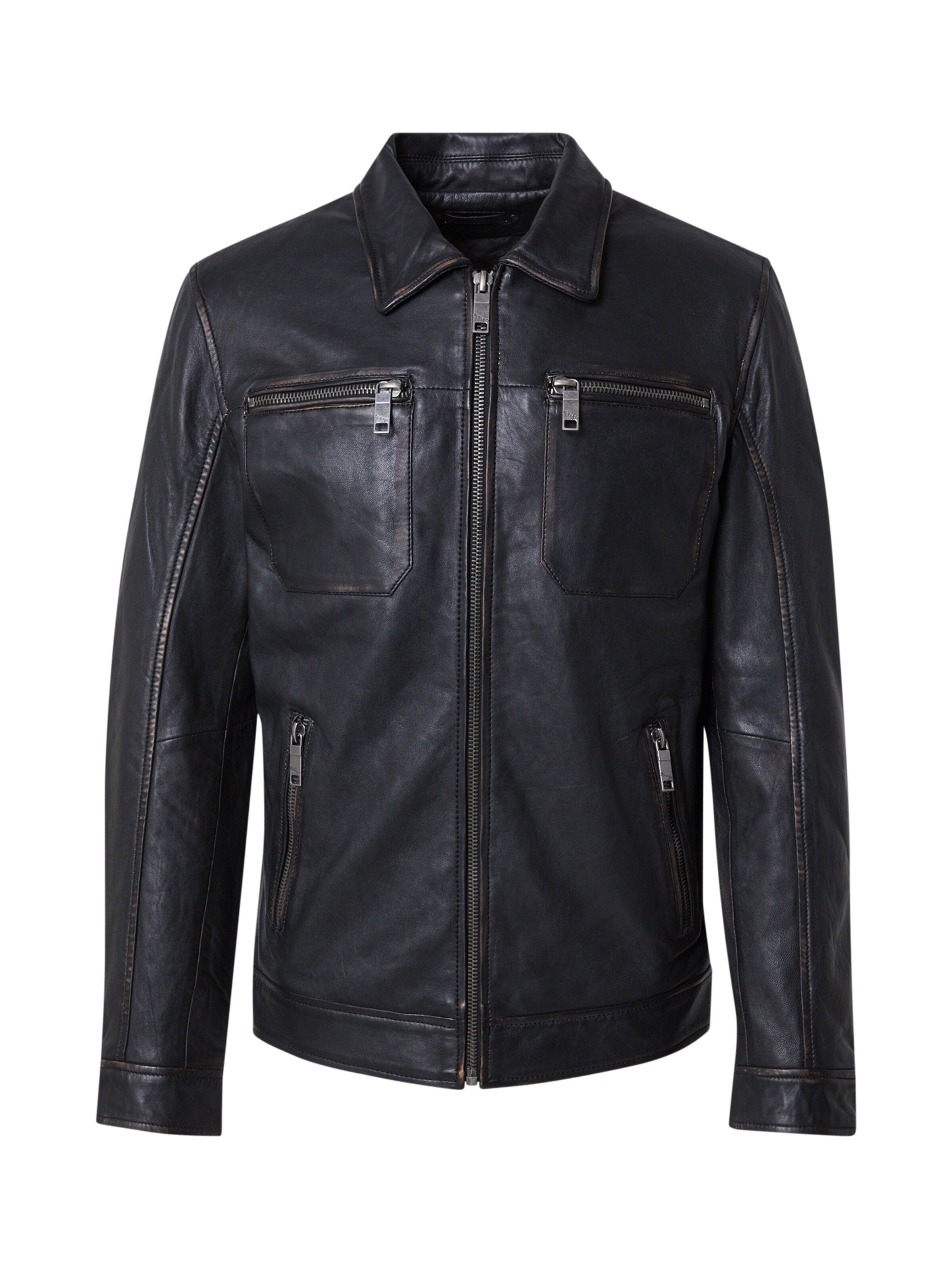 Maze Tussenjas in Zwart: voorkant