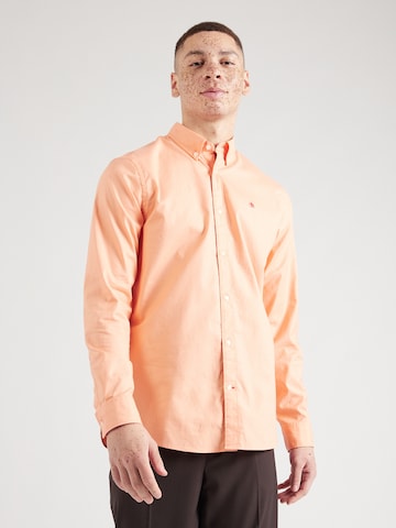 SCOTCH & SODA Regular fit Button Up Shirt 'Essential' in Orange: front