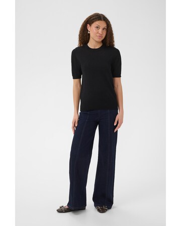 SAINT TROPEZ Sweter 'Mila' w kolorze czarny