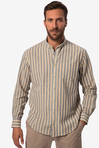 JP1880 Regular fit Button Up Shirt in Beige: front