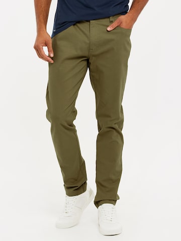 Threadbare Regular Jeans in Green: front