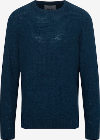 ABOUT YOU x Alvaro Soler - Pullover 'Georg' em azul: frente