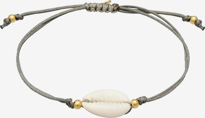 ELLI Armband Muschel in gold / greige, Produktansicht