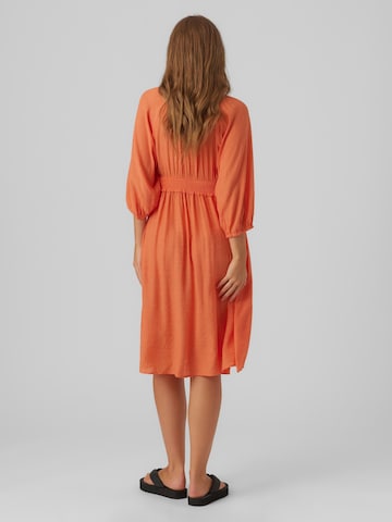 MAMALICIOUS - Vestido 'Peace' em laranja