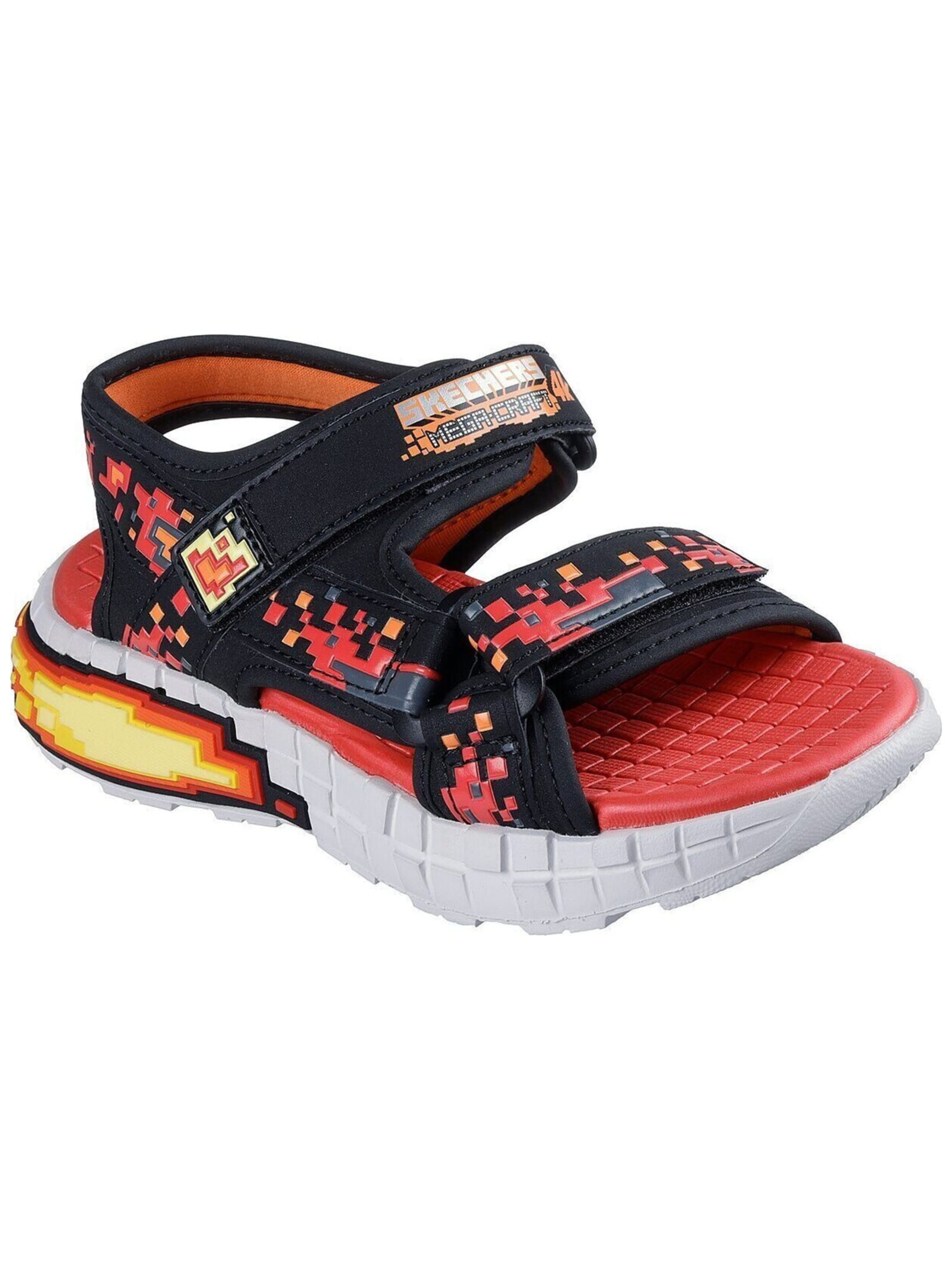 SKECHERS Offene Schuhe 'Skechers Mega-splash 4k'‌‌‌ in Schwarz: Vorderseite