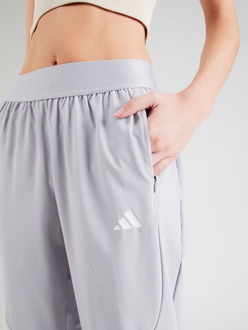 ADIDAS PERFORMANCE Loosefit Παντελόνι φόρμας 'D4T WVN' σε γκρι