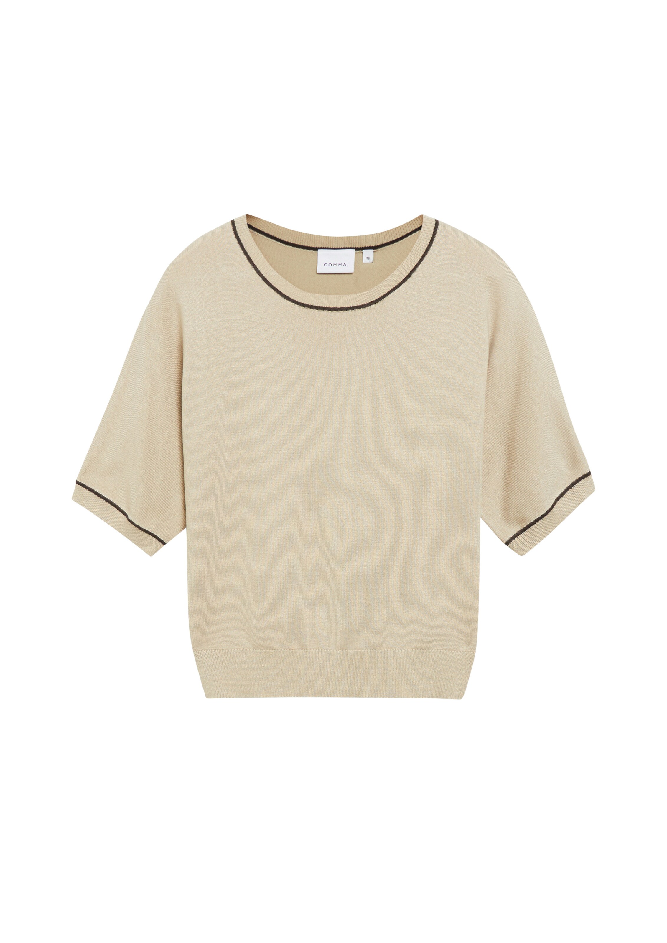 COMMA Trui in Beige: voorkant