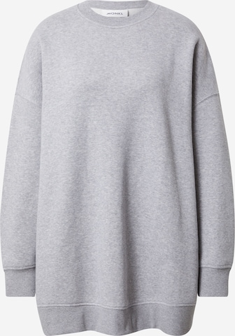 Monki Sweatshirt in Grijs: voorkant