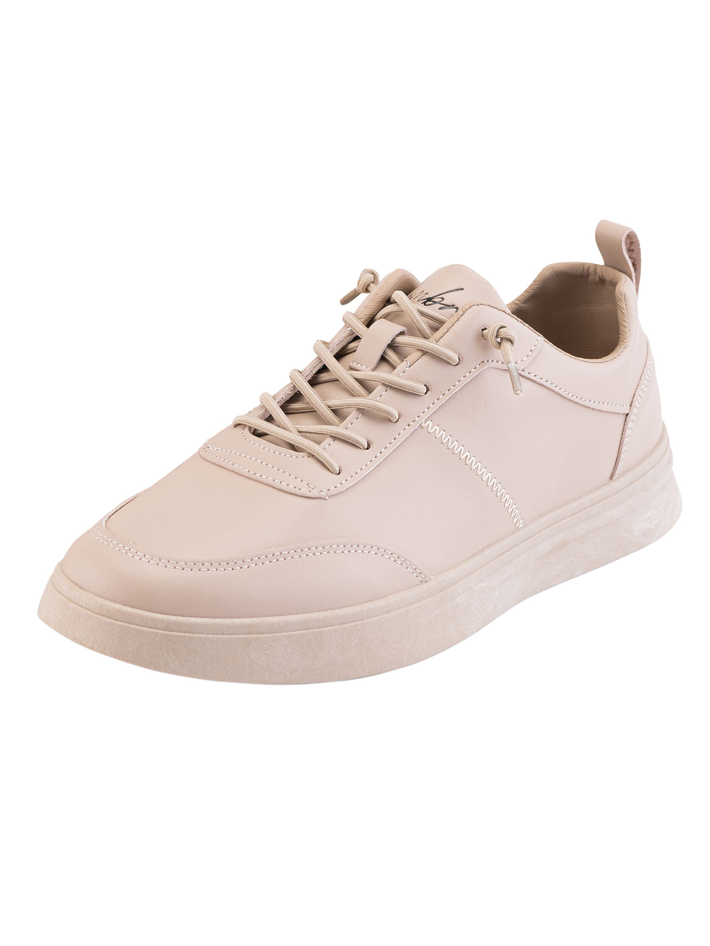 Ombre Sporty snøresko i beige: forside