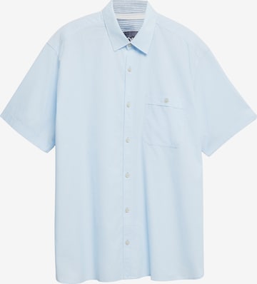 s.Oliver Red Label Big & Tall Regular Fit Hemd in Blau: Vorderseite