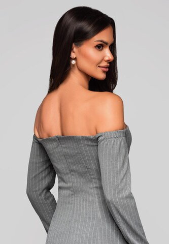 Ombre Cocktailjurk 'Lusia' in Grijs